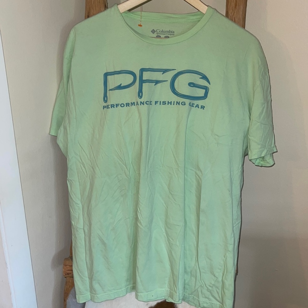 Columbia PFG Sea Foam Green T-shirt